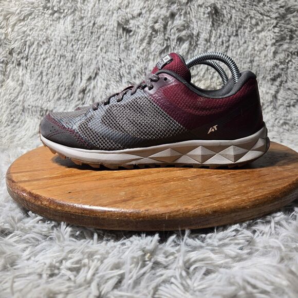 New Balance 590v3 Running Shoes Women Sz 9B Trail Grey Burgundy Athletic Sneaker - Picture 2 of 9